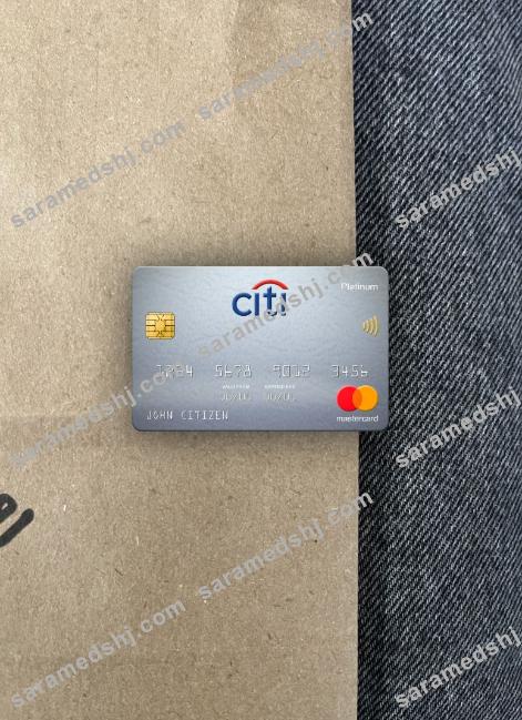 Sweden Citibank mastercard platinum photolook front